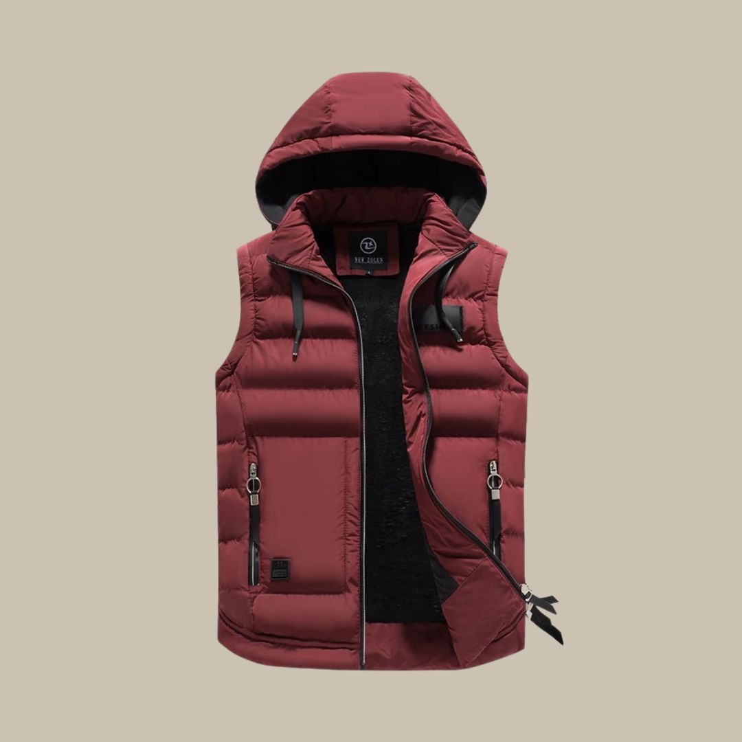 Anthony – Stylish Spring Hooded Bodywarmer Vest for Men